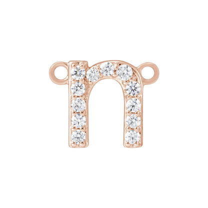 1/10 CTW Lab-Grown Diamond Initial Necklace Center