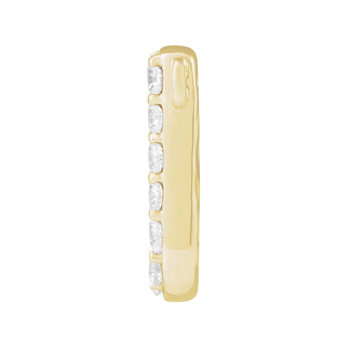 1/7 CTW Lab-Grown Diamond Initial Necklace Center