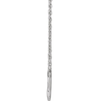 Sterling Silver Celtic-Inspired 16-18" Necklace