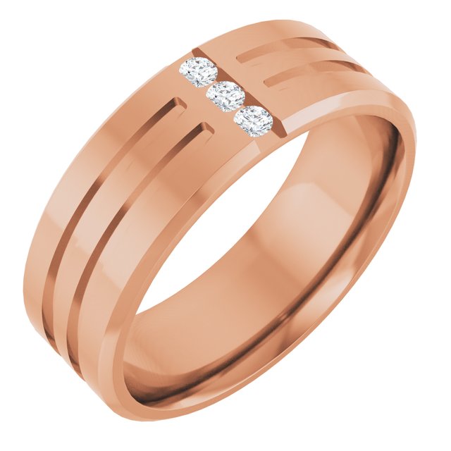 1/10 CTW Lab-Grown Diamond Band, 7.5 mm