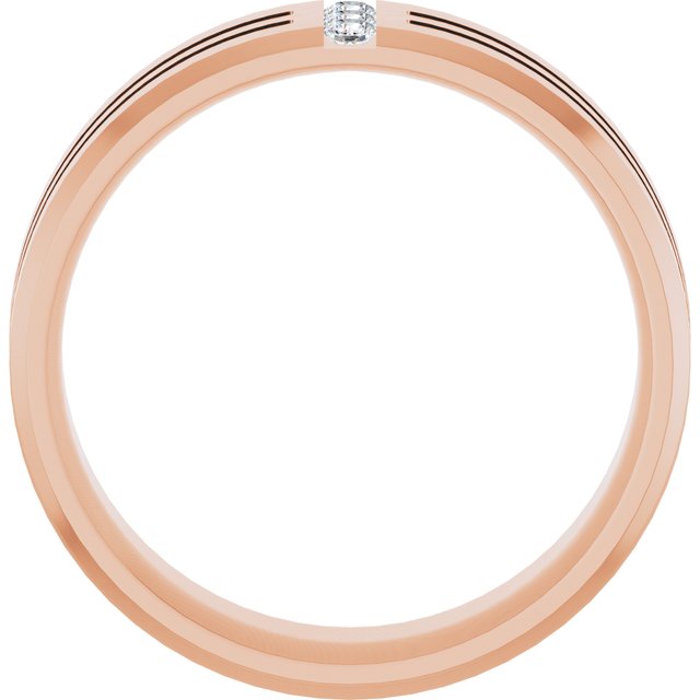 1/10 CTW Lab-Grown Diamond Band, 7.5 mm