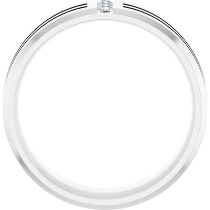 1/10 CTW Lab-Grown Diamond Band, 7.5 mm