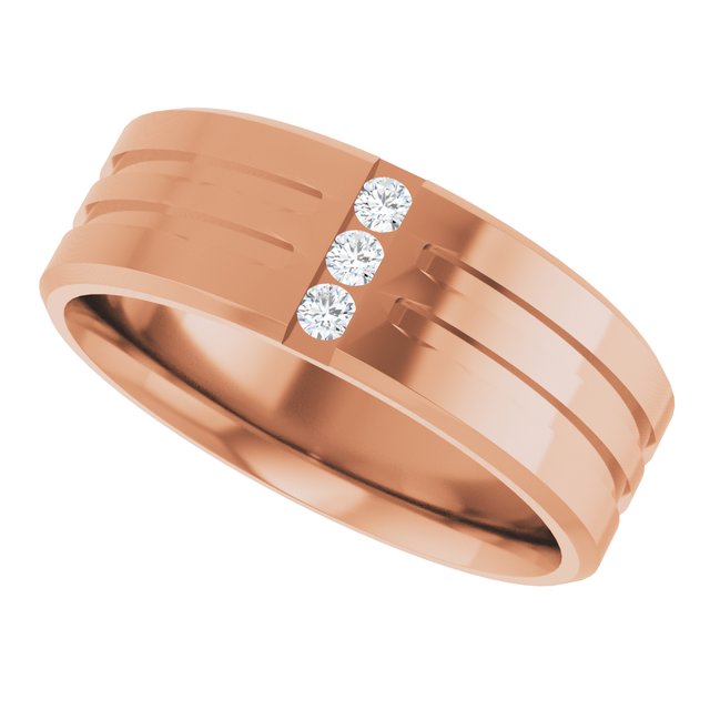 1/10 CTW Lab-Grown Diamond Band, 7.5 mm