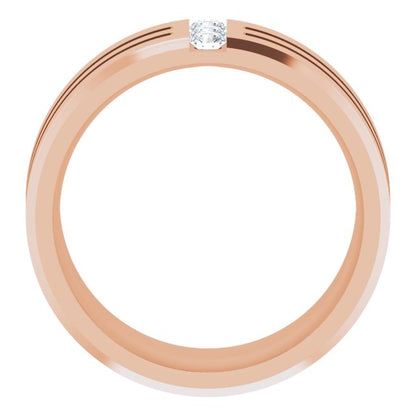 1/10 CTW Lab-Grown Diamond Band, 7.5 mm