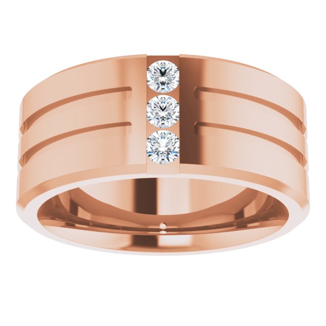 1/10 CTW Lab-Grown Diamond Band, 7.5 mm