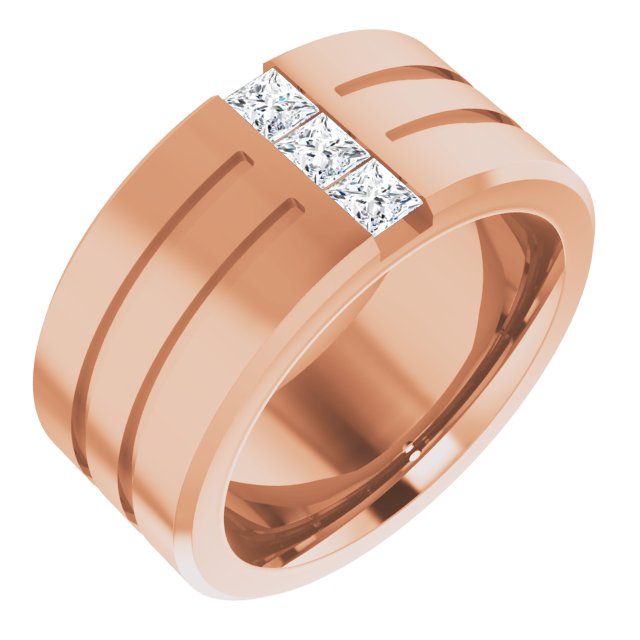1/2 CTW Lab-Grown Diamond Band, 10.5 mm