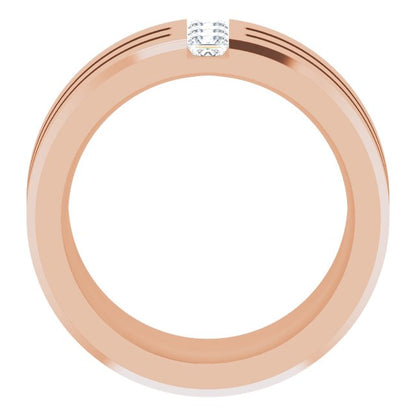 1/2 CTW Lab-Grown Diamond Band, 10.5 mm
