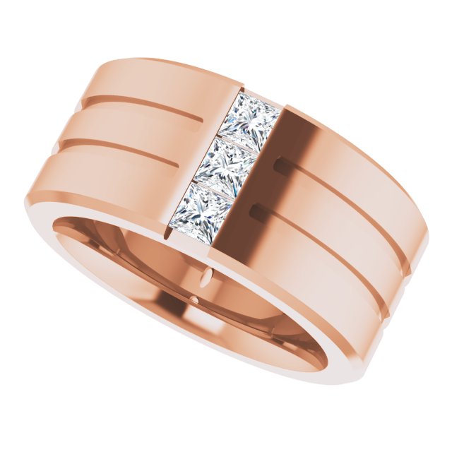 1/2 CTW Lab-Grown Diamond Band, 10.5 mm