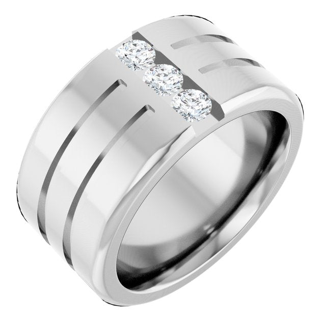 1/4 CTW Lab-Grown Diamond Band, 10.5 mm