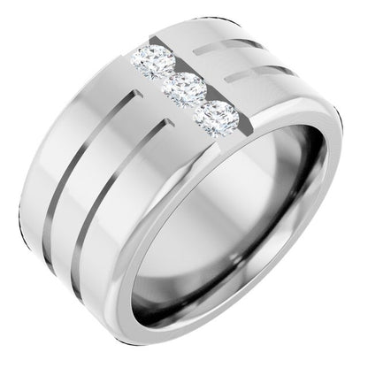 1/4 CTW Lab-Grown Diamond Band, 10.5 mm