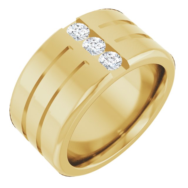 1/4 CTW Lab-Grown Diamond Band, 10.5 mm