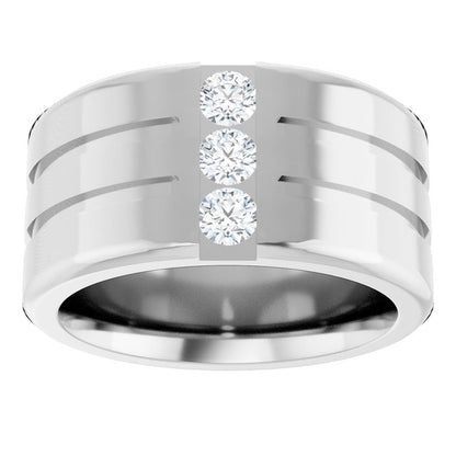 1/4 CTW Lab-Grown Diamond Band, 10.5 mm