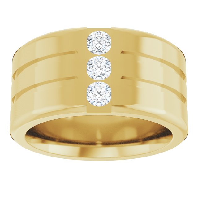 1/4 CTW Lab-Grown Diamond Band, 10.5 mm