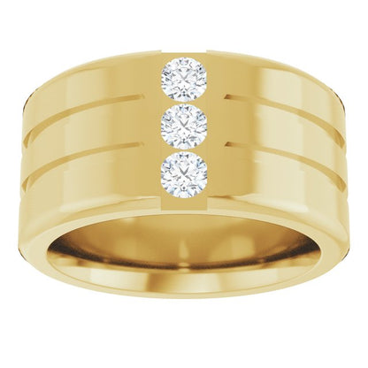 1/4 CTW Lab-Grown Diamond Band, 10.5 mm