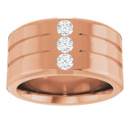 1/4 CTW Lab-Grown Diamond Band, 10.5 mm