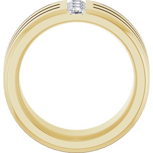 1/4 CTW Lab-Grown Diamond Band, 10.5 mm