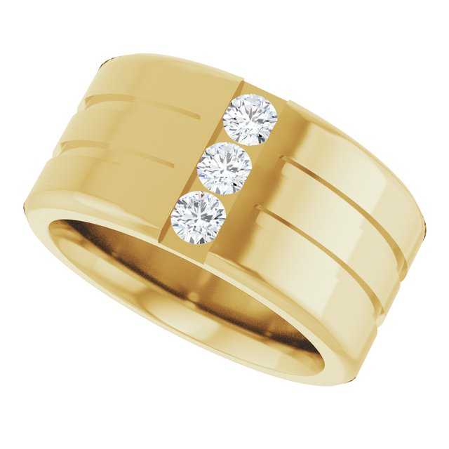 1/4 CTW Lab-Grown Diamond Band, 10.5 mm