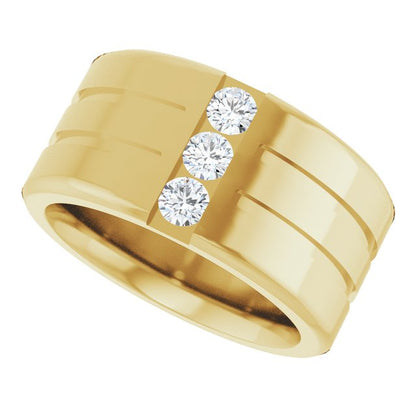 1/4 CTW Lab-Grown Diamond Band, 10.5 mm