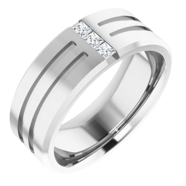 1/8 CTW Lab-Grown Diamond Band, 7.5 mm