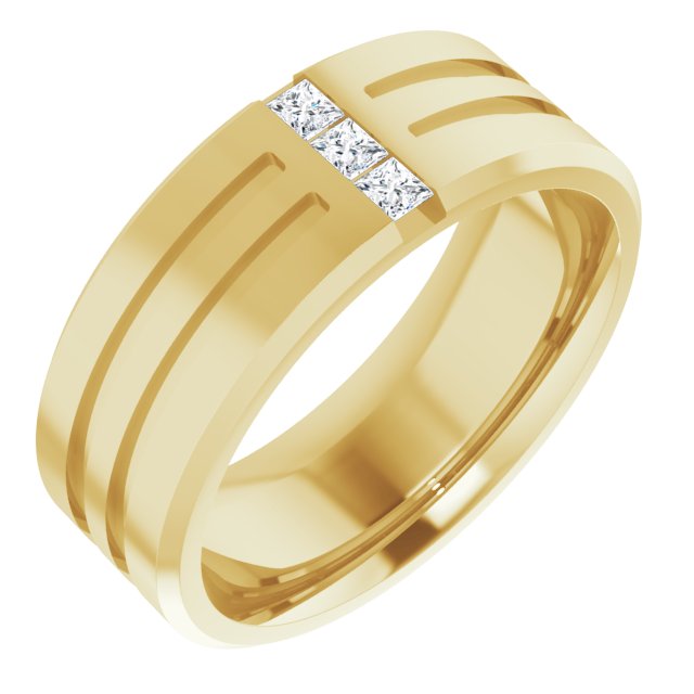 1/8 CTW Lab-Grown Diamond Band, 7.5 mm
