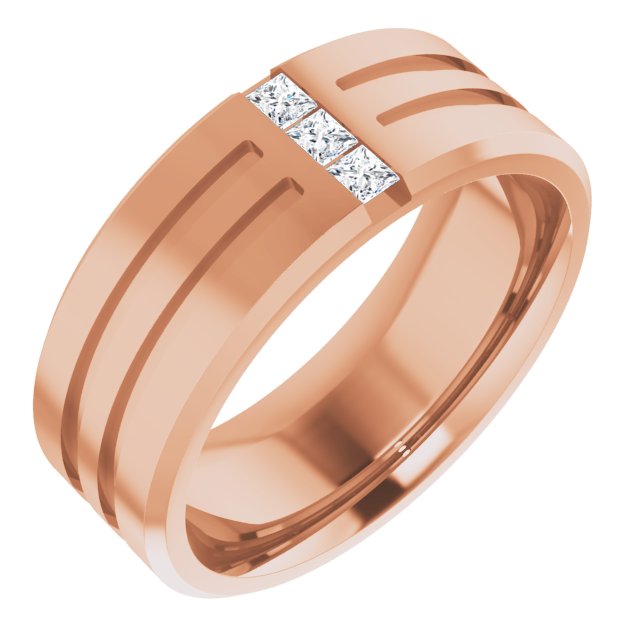 1/8 CTW Lab-Grown Diamond Band, 7.5 mm