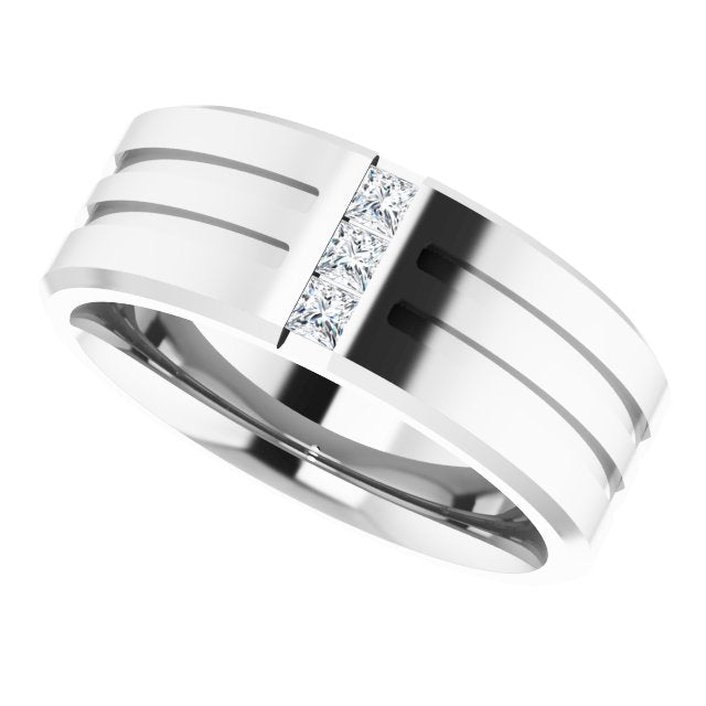 1/8 CTW Lab-Grown Diamond Band, 7.5 mm