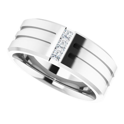 1/8 CTW Lab-Grown Diamond Band, 7.5 mm