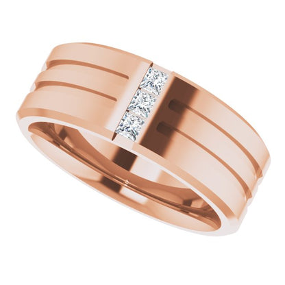 1/8 CTW Lab-Grown Diamond Band, 7.5 mm
