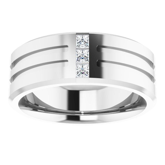 1/8 CTW Lab-Grown Diamond Band, 7.5 mm