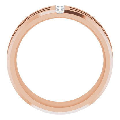 1/8 CTW Lab-Grown Diamond Band, 7.5 mm