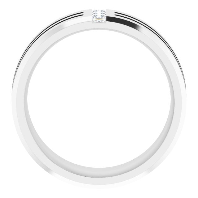 1/8 CTW Lab-Grown Diamond Band, 7.5 mm