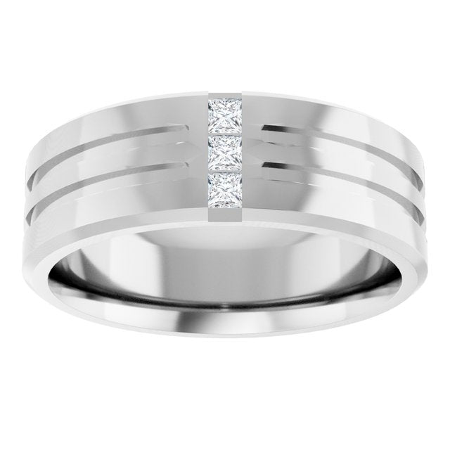 1/8 CTW Lab-Grown Diamond Band, 7.5 mm