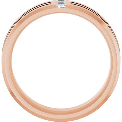 1/8 CTW Lab-Grown Diamond Band, 7.5 mm