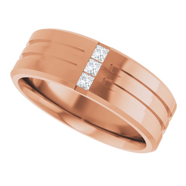1/8 CTW Lab-Grown Diamond Band, 7.5 mm