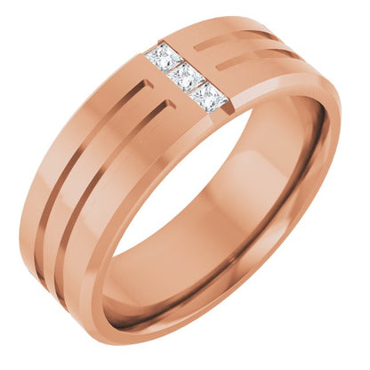 1/8 CTW Lab-Grown Diamond Band, 7.5 mm