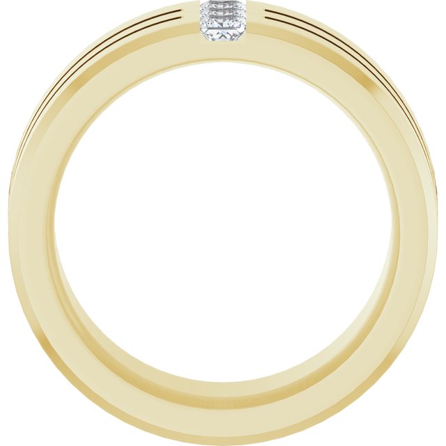 1/2 CTW Lab-Grown Diamond Band, 10.5 mm