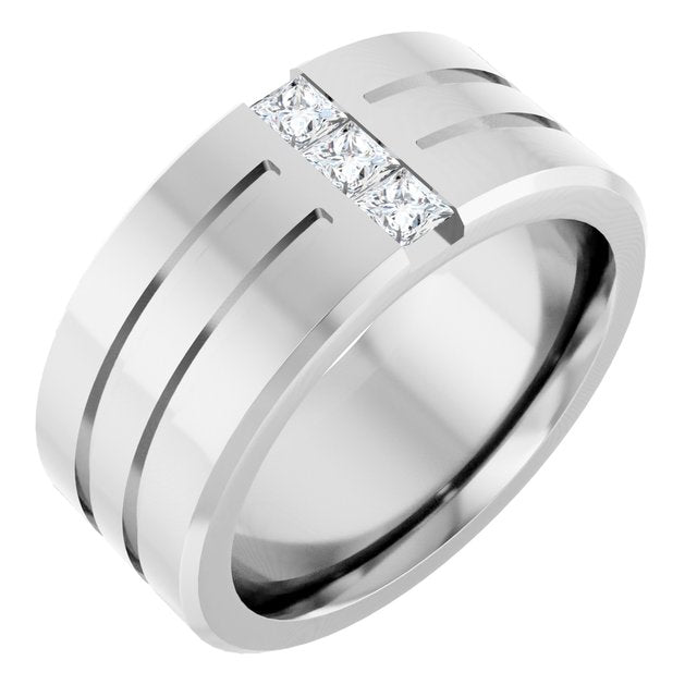 1/2 CTW Lab-Grown Diamond Band, 10.5 mm
