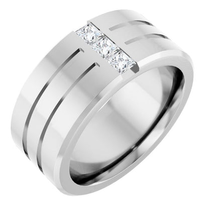 1/2 CTW Lab-Grown Diamond Band, 10.5 mm
