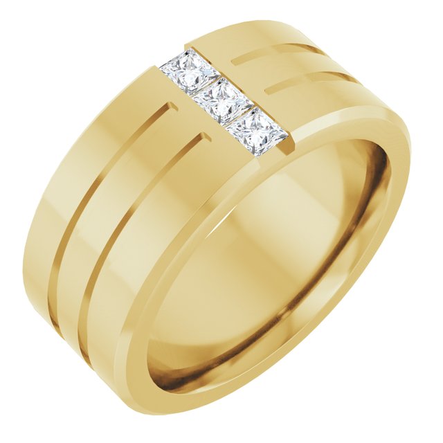 1/2 CTW Lab-Grown Diamond Band, 10.5 mm