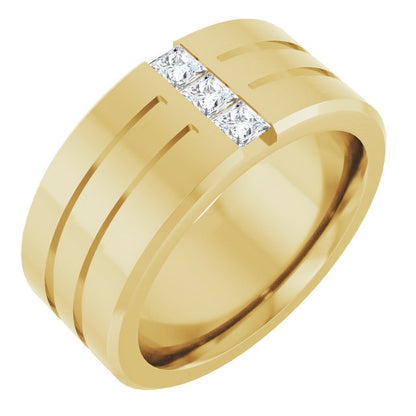 1/2 CTW Lab-Grown Diamond Band, 10.5 mm