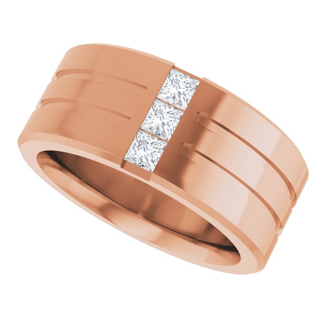 1/2 CTW Lab-Grown Diamond Band, 10.5 mm