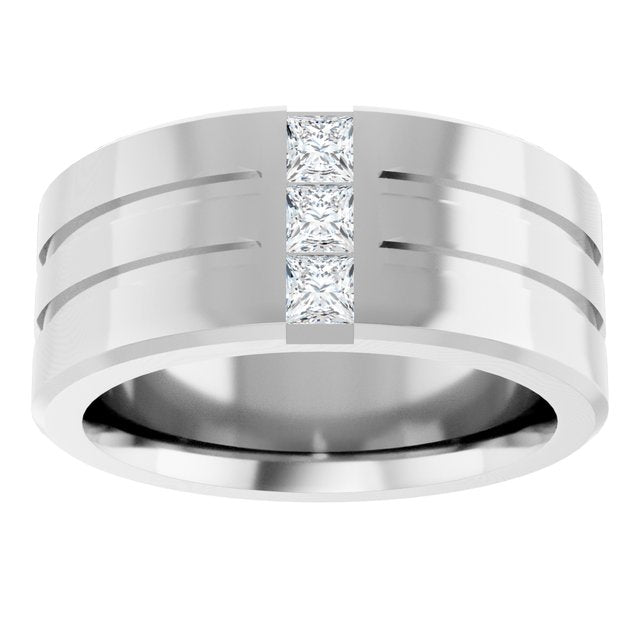 1/2 CTW Lab-Grown Diamond Band, 10.5 mm