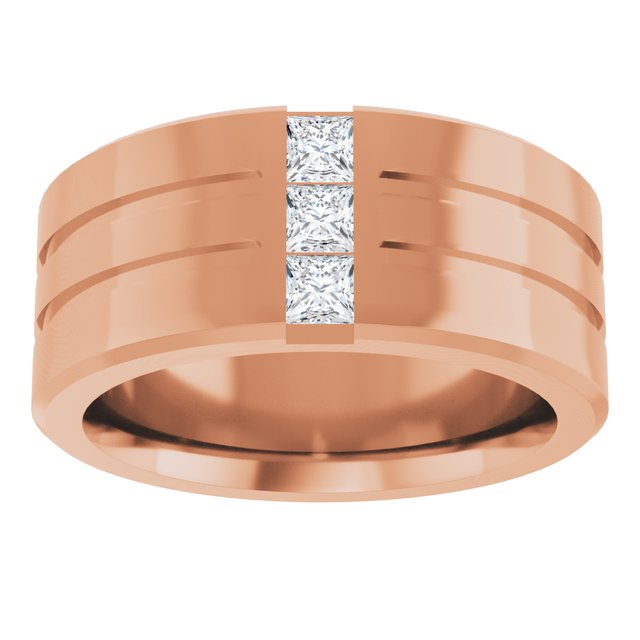 1/2 CTW Lab-Grown Diamond Band, 10.5 mm