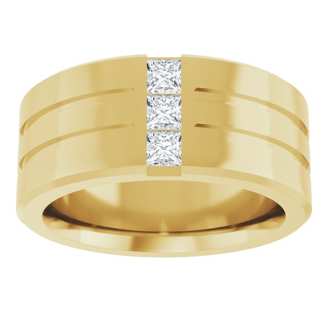1/2 CTW Lab-Grown Diamond Band, 10.5 mm