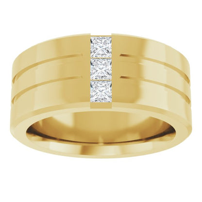 1/2 CTW Lab-Grown Diamond Band, 10.5 mm