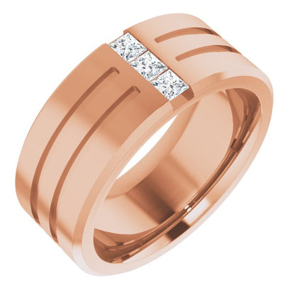1/4 CTW Lab-Grown Diamond Band, 10.5 mm