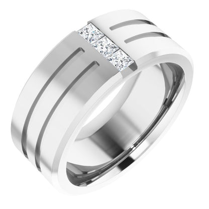 1/4 CTW Lab-Grown Diamond Band, 10.5 mm
