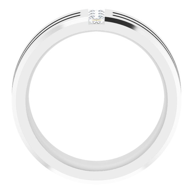 1/4 CTW Lab-Grown Diamond Band, 10.5 mm
