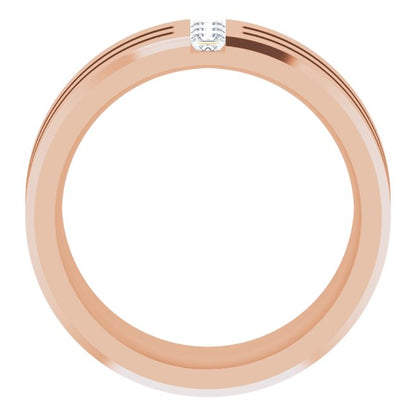 1/4 CTW Lab-Grown Diamond Band, 10.5 mm
