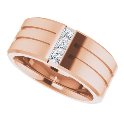 1/4 CTW Lab-Grown Diamond Band, 10.5 mm